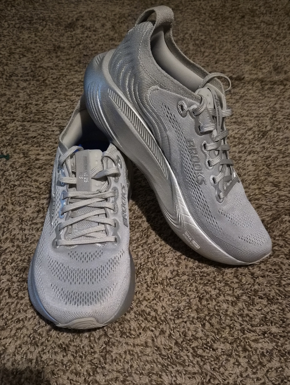 Brooks Adrenaline 25 GTS Silver Women's Running Shoes
